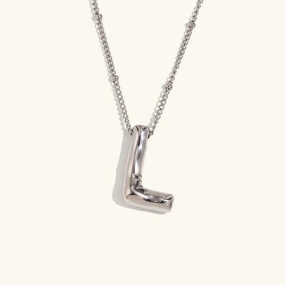 Collier Initial en Or Ballon