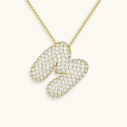 Collier en Diamant Initial Bulle