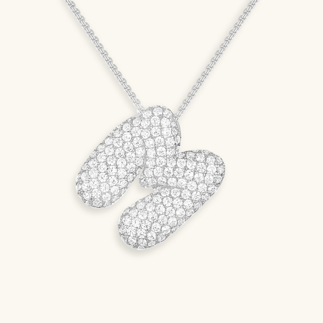 Collier en Diamant Initial Bulle