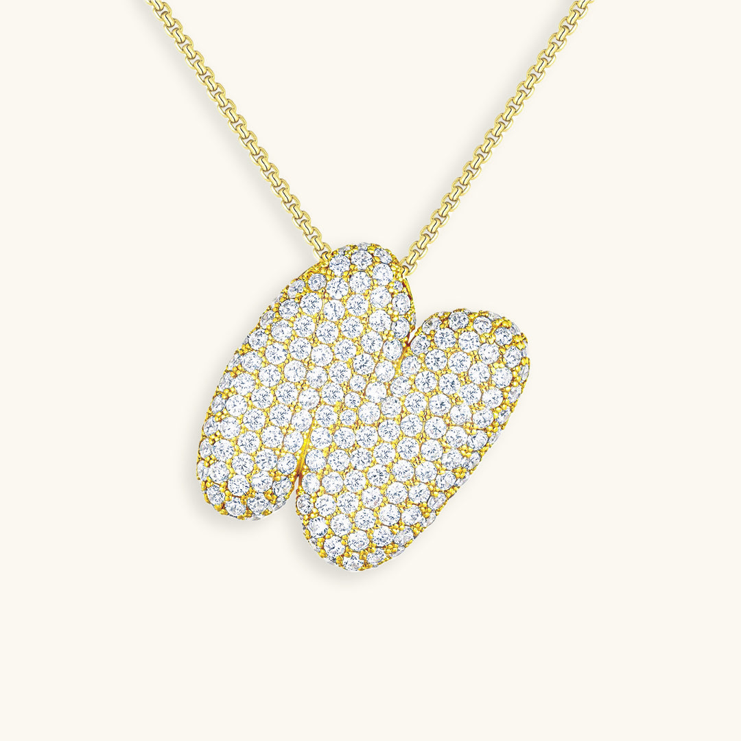 Collier en Diamant Initial Bulle