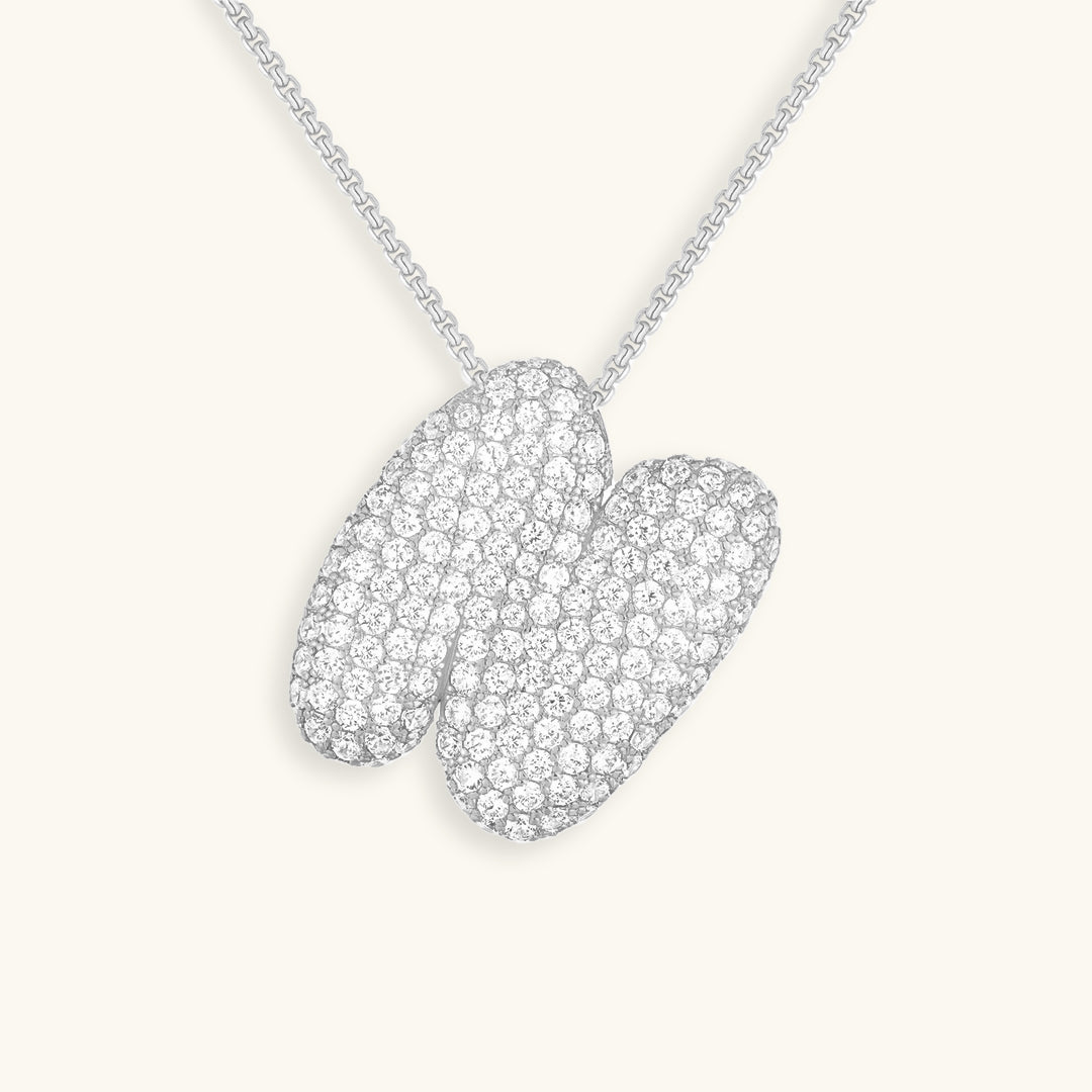 Collier en Diamant Initial Bulle
