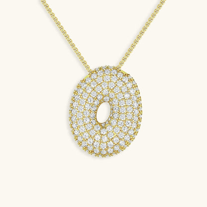 Collier en Diamant Initial Bulle