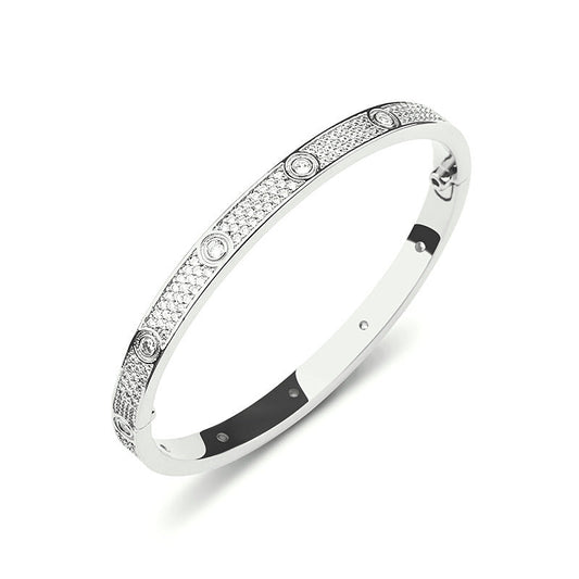 Bracelet Clarissa en Zircone Argent Infinie