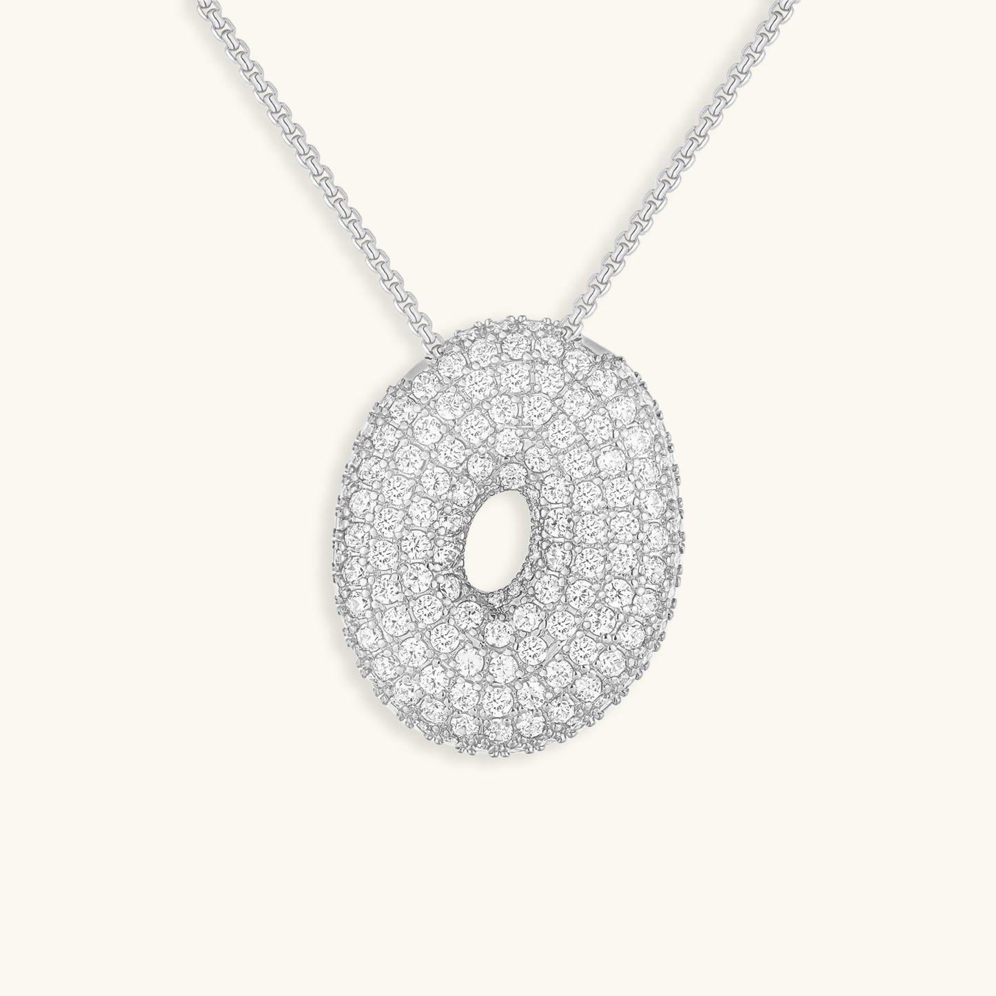 Collier en Diamant Initial Bulle