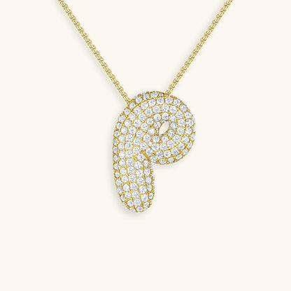 Collier en Diamant Initial Bulle