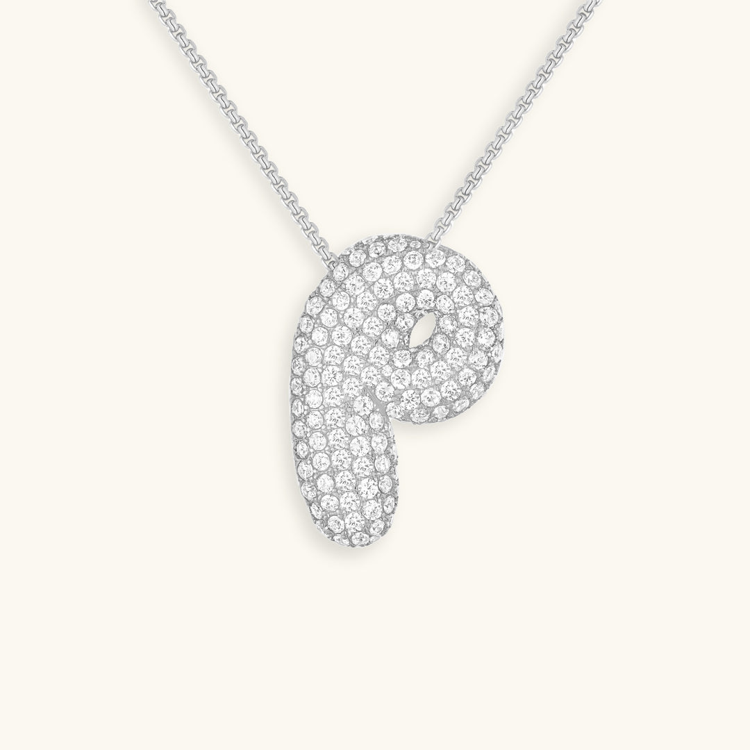 Collier en Diamant Initial Bulle