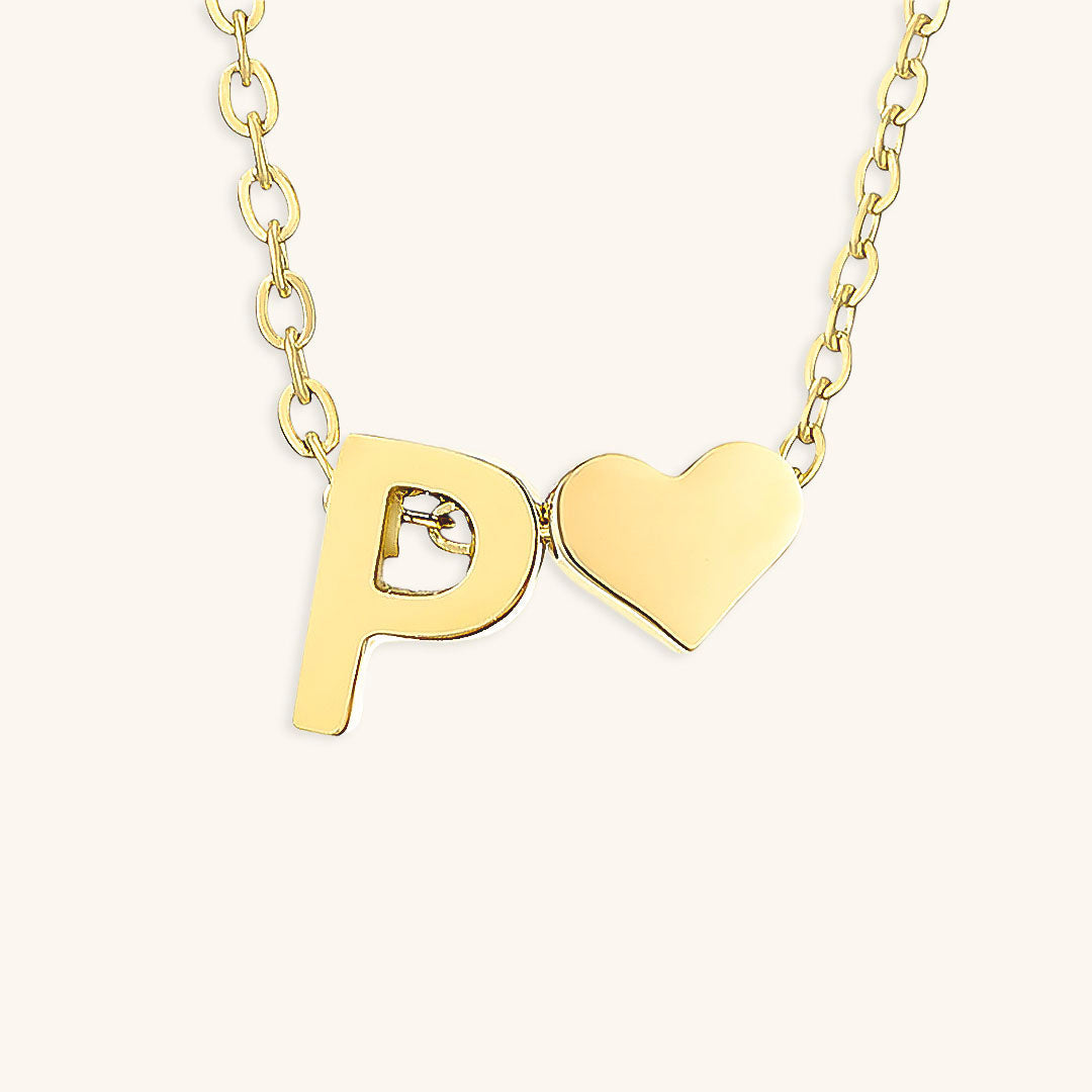 Collier En Or Avec Lettre Initiale Ria