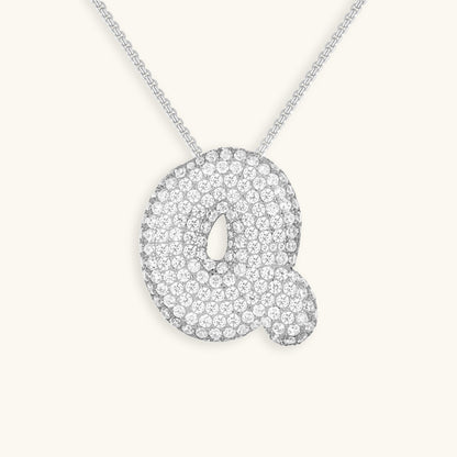 Collier en Diamant Initial Bulle