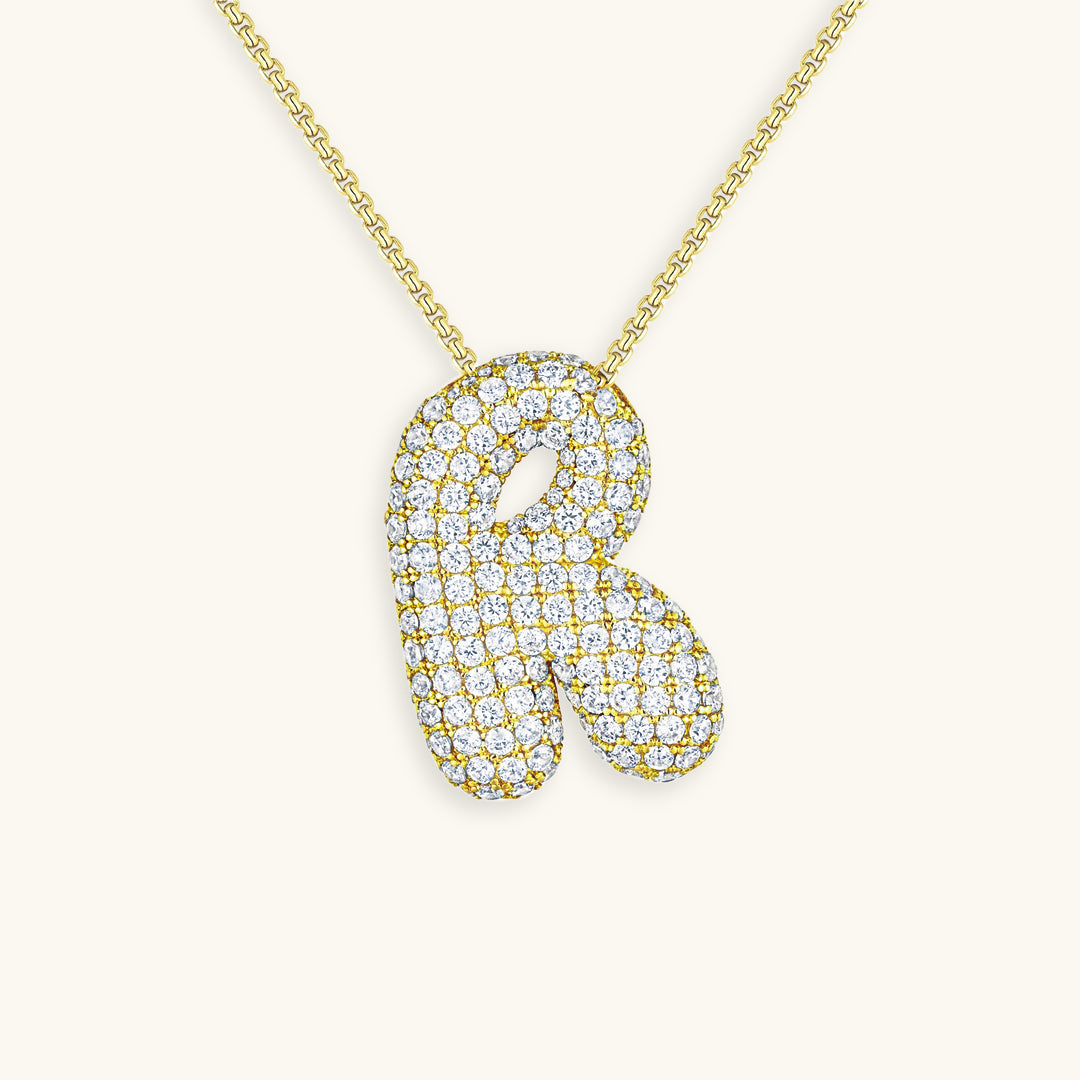 Collier en Diamant Initial Bulle
