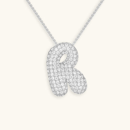Collier en Diamant Initial Bulle
