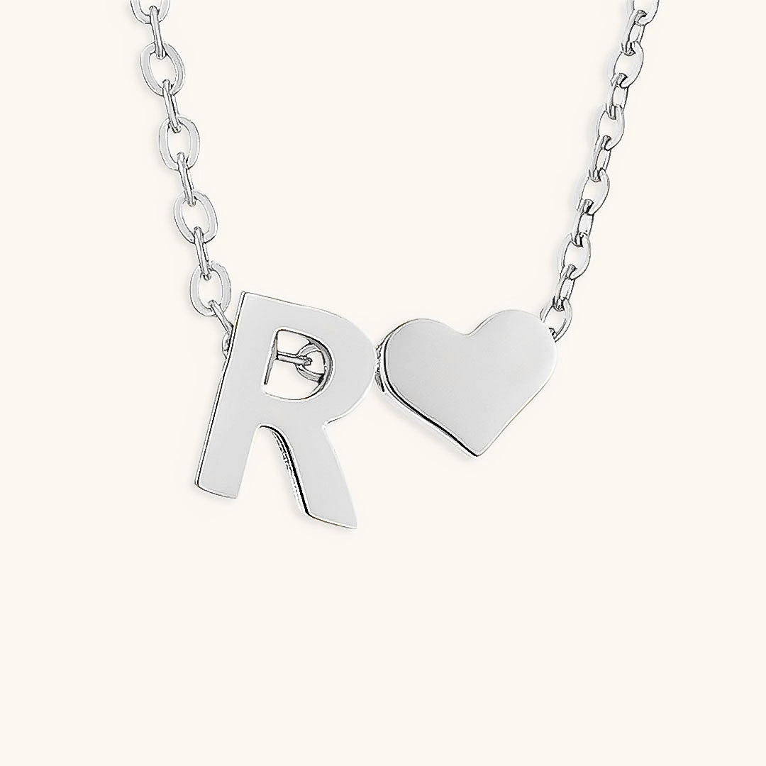Collier En Or Avec Lettre Initiale Ria