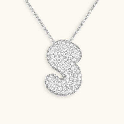 Collier en Diamant Initial Bulle