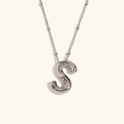 Collier Initial en Or Ballon