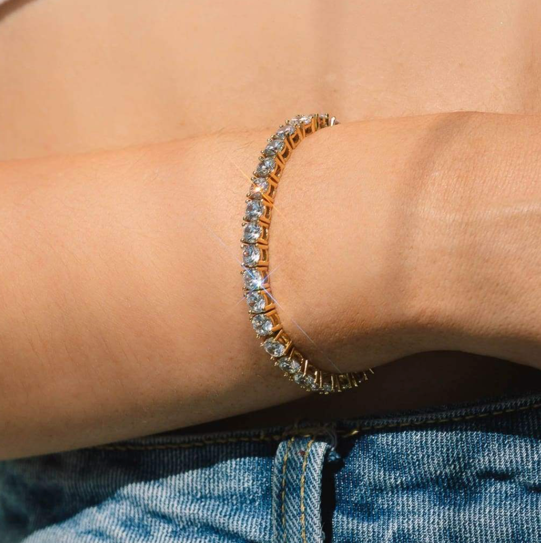 Bracelet Tennis Aurora Éclat d'Or
