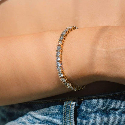 Bracelet Tennis Aurora Éclat d'Or