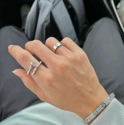 Bracelet Clarissa en Zircone Argent Infinie