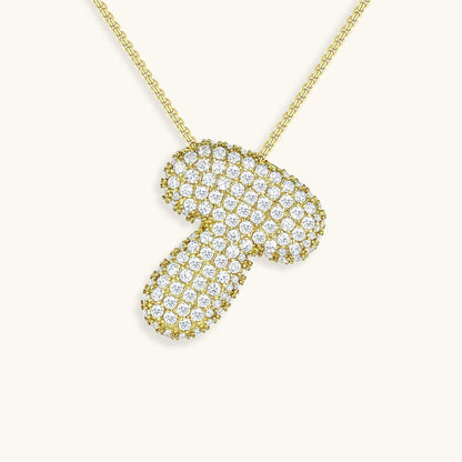 Collier en Diamant Initial Bulle