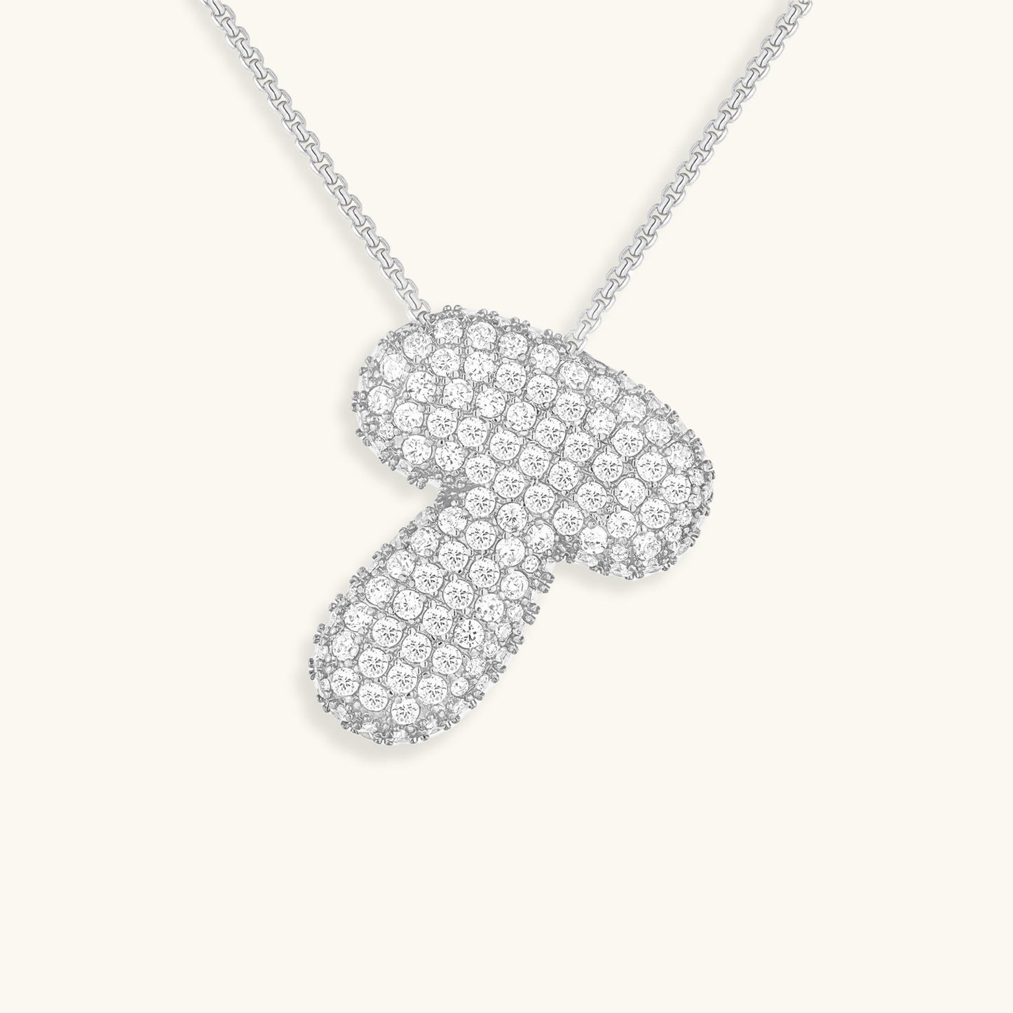 Collier en Diamant Initial Bulle