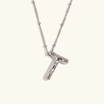 Collier Initial en Or Ballon