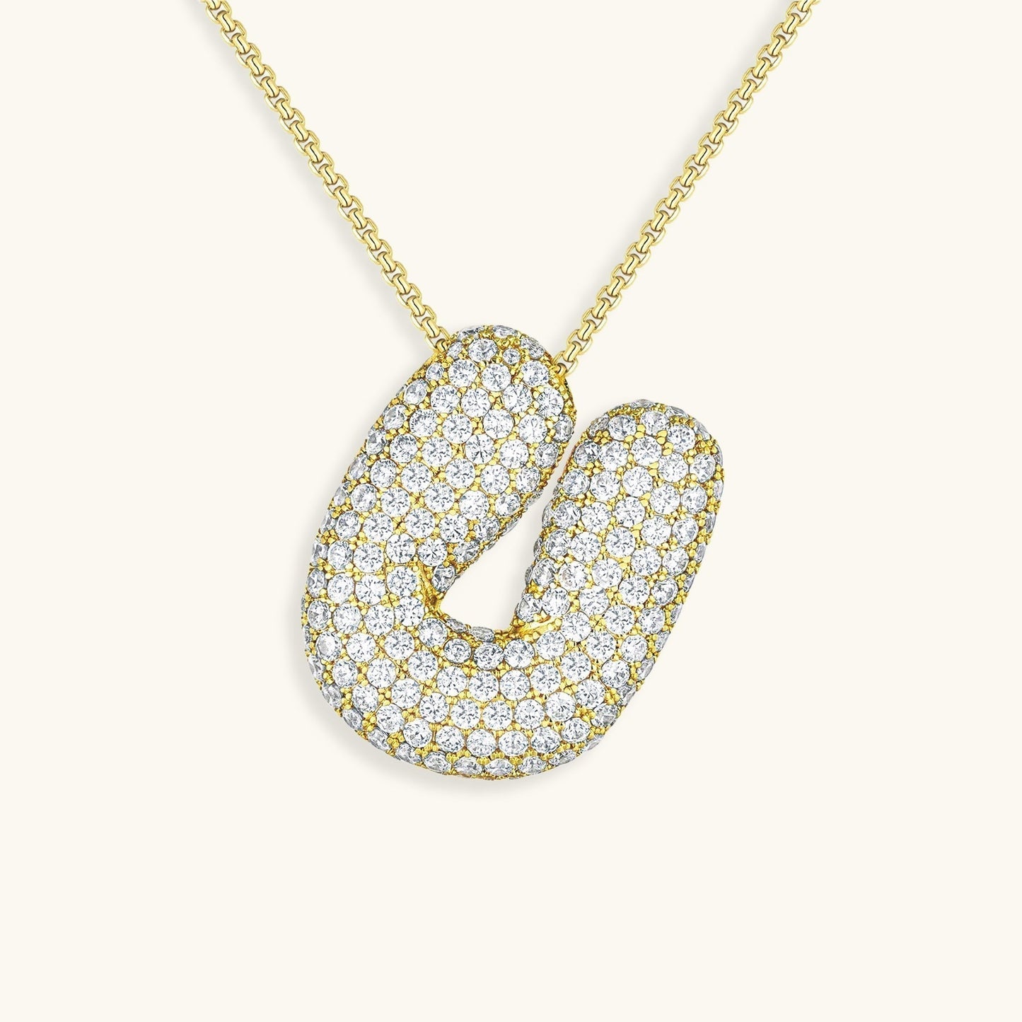 Collier en Diamant Initial Bulle