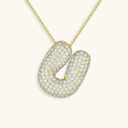Collier en Diamant Initial Bulle