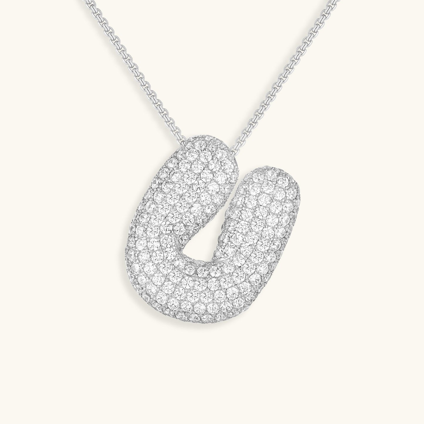Collier en Diamant Initial Bulle