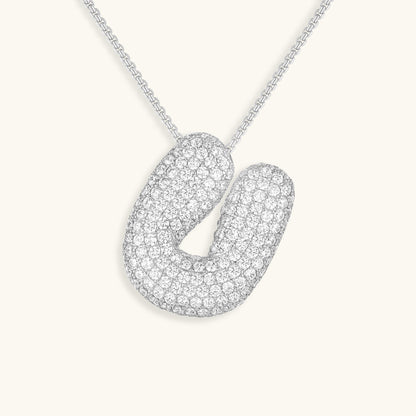 Collier en Diamant Initial Bulle