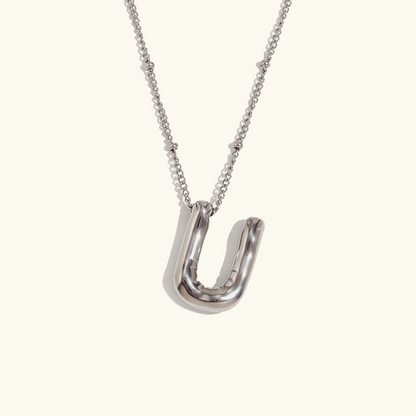 Collier Initial en Or Ballon