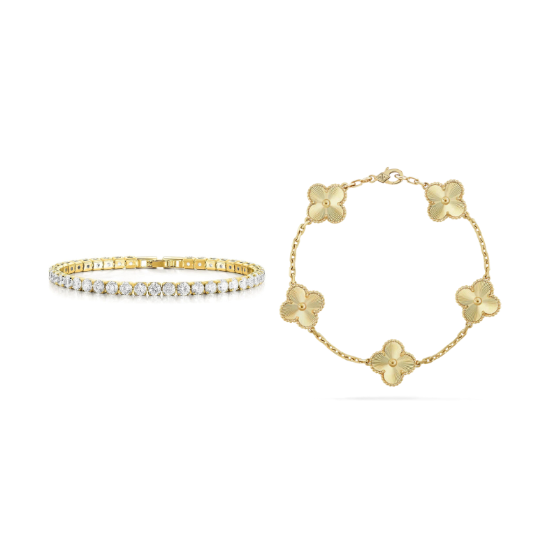 Ensemble De Bracelets Élégants Alessia Charme D'Or