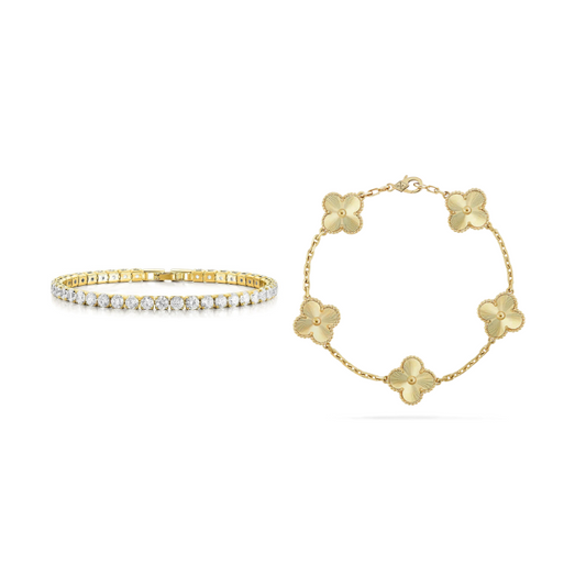 Ensemble De Bracelets Élégants Alessia Charme D'Or