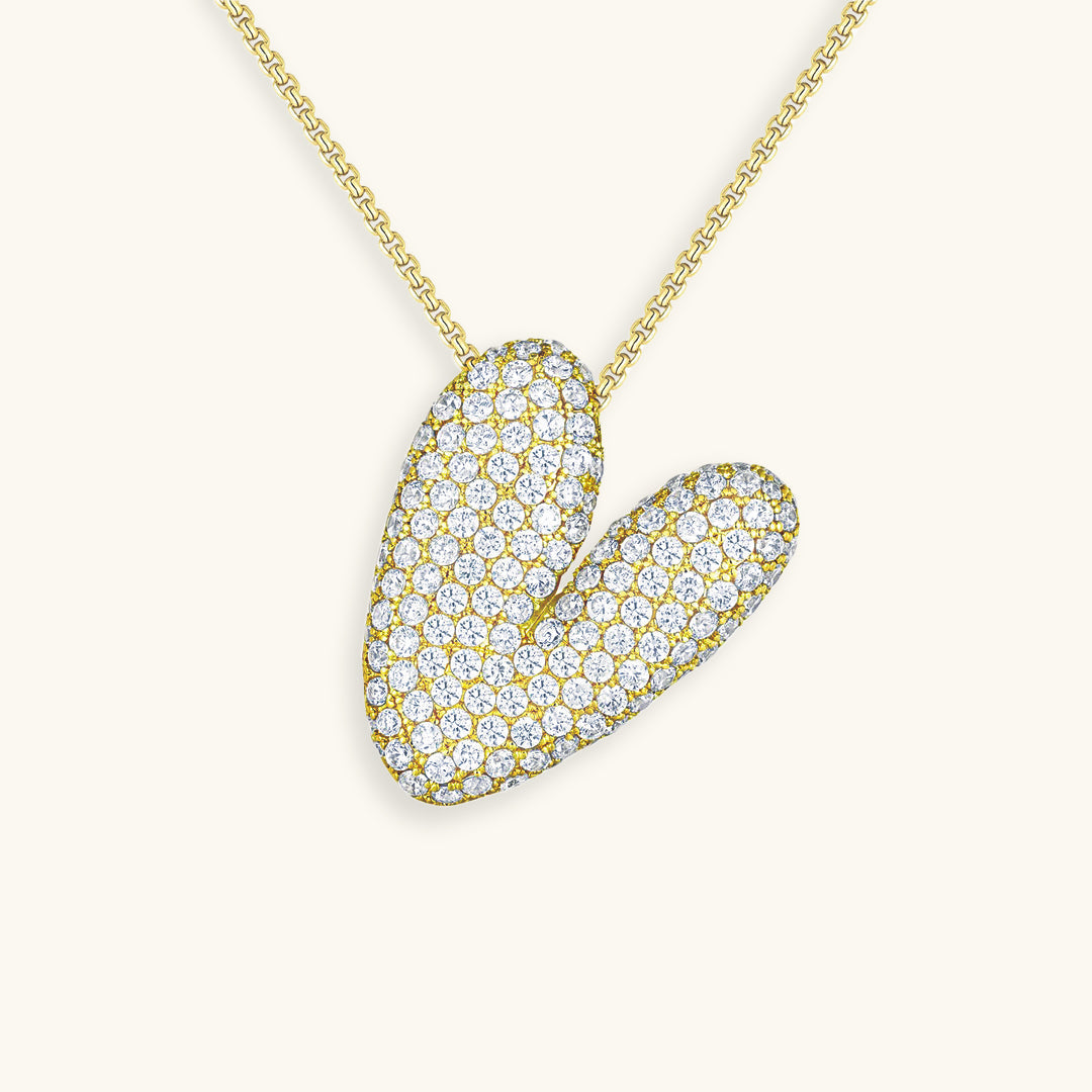 Collier en Diamant Initial Bulle