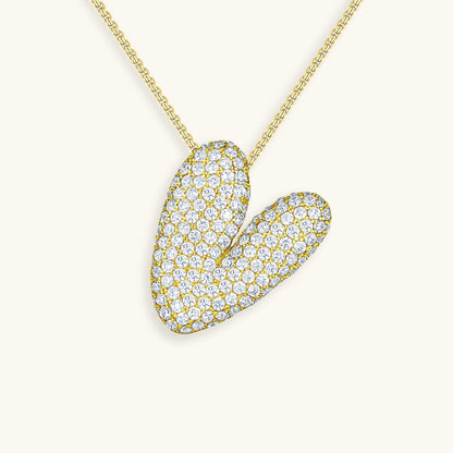 Collier en Diamant Initial Bulle