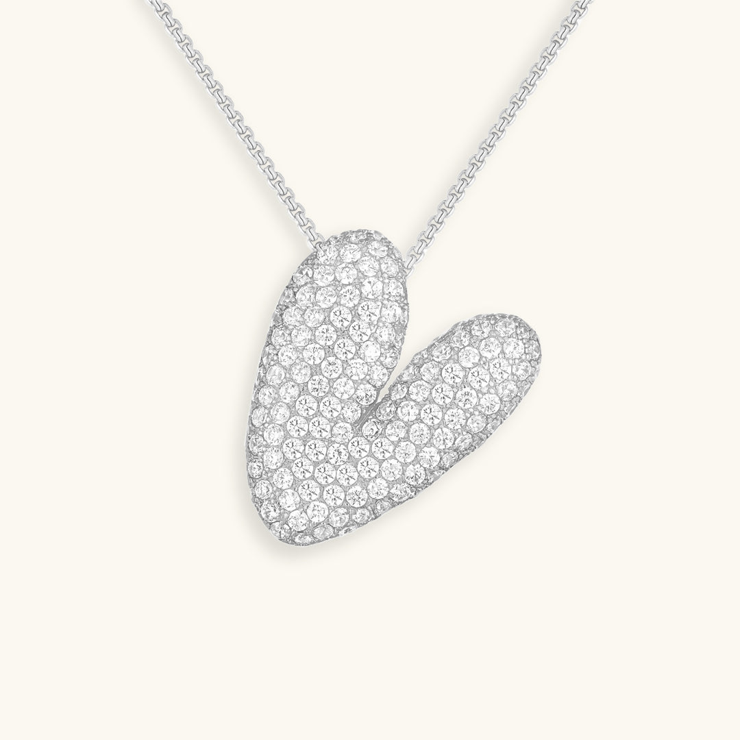 Collier en Diamant Initial Bulle