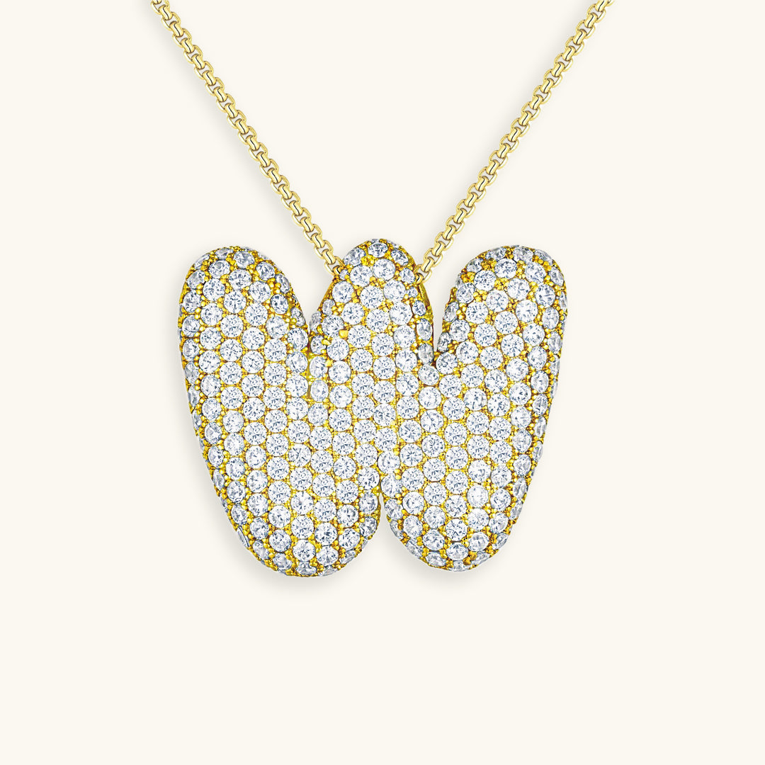Collier en Diamant Initial Bulle
