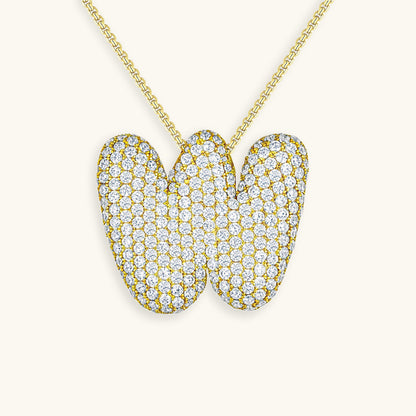 Collier en Diamant Initial Bulle
