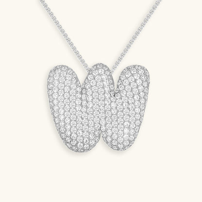 Collier en Diamant Initial Bulle