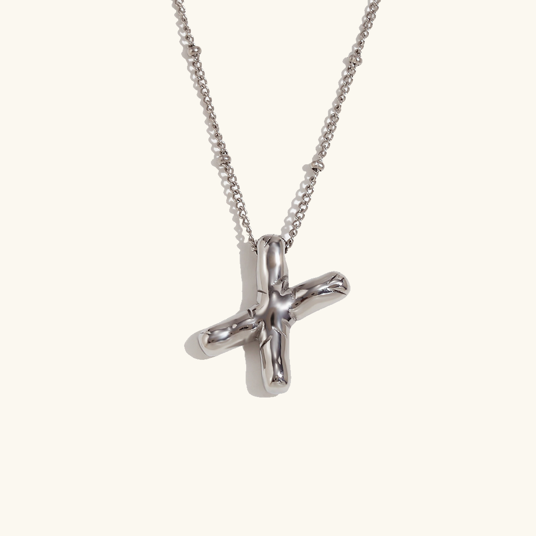 Collier Initial en Or Ballon