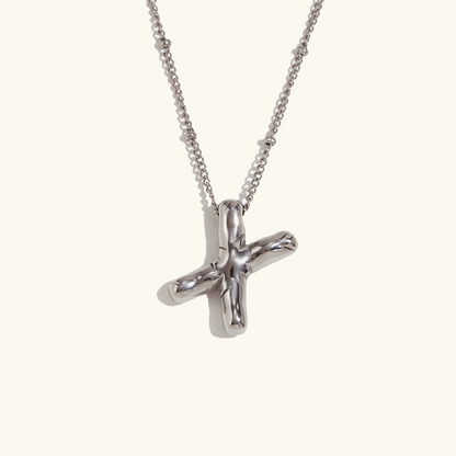 Collier Initial en Or Ballon