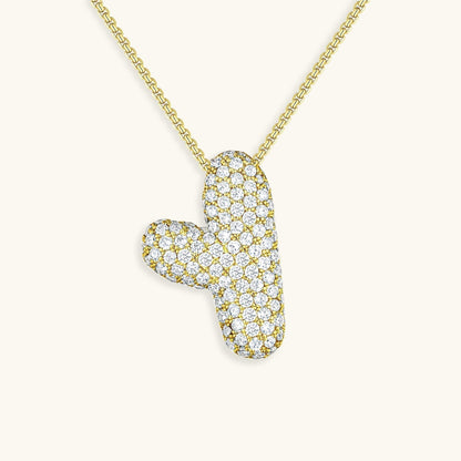 Collier en Diamant Initial Bulle