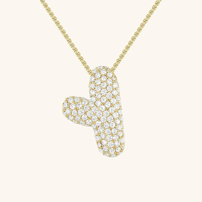Collier en Diamant Initial Bulle