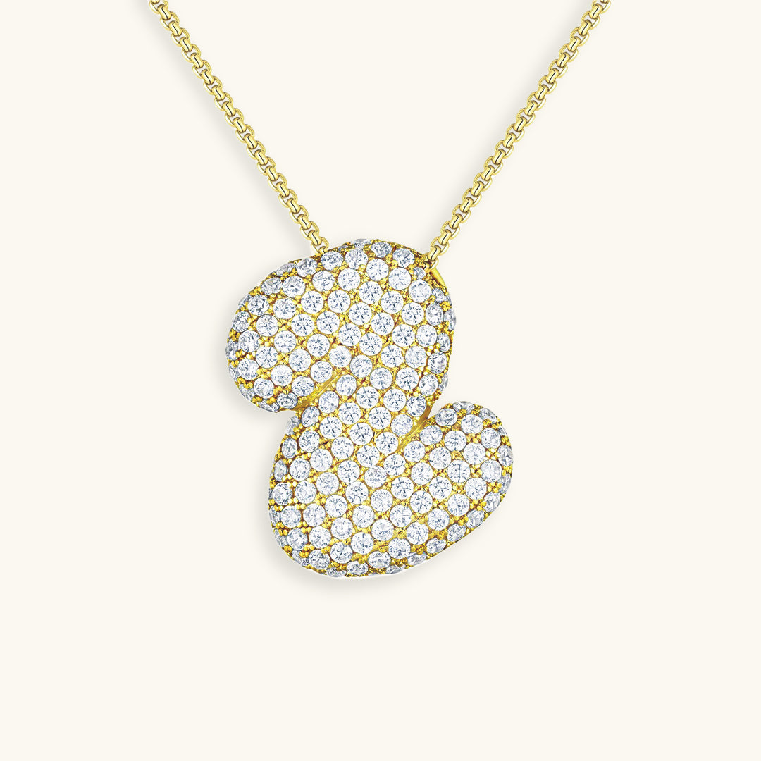 Collier en Diamant Initial Bulle
