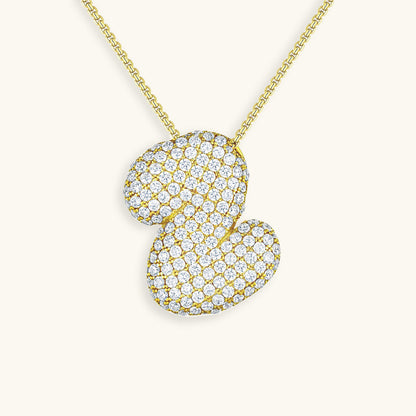 Collier en Diamant Initial Bulle