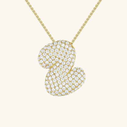 Collier en Diamant Initial Bulle