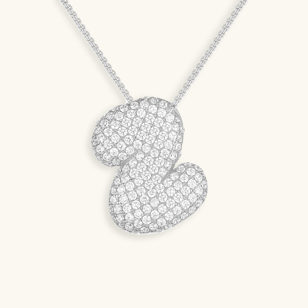 Collier en Diamant Initial Bulle