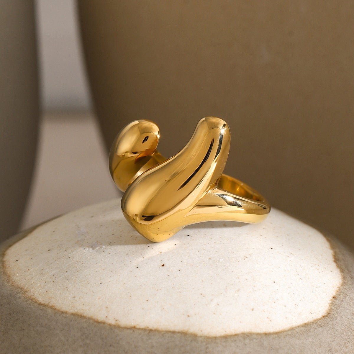 Bague en Or Abstraite