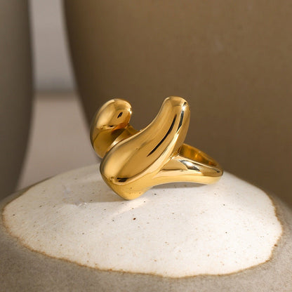Bague en Or Abstraite