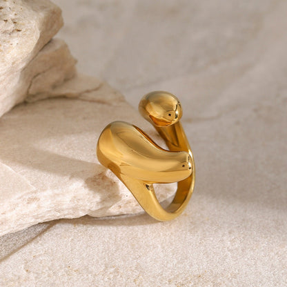 Bague en Or Abstraite