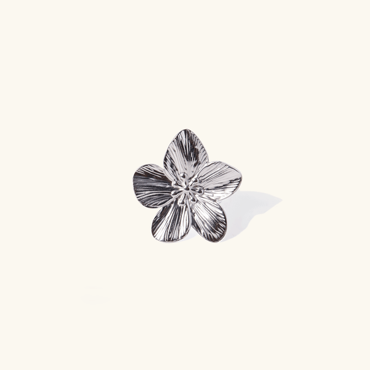 Bague Pétale En Argent Alina