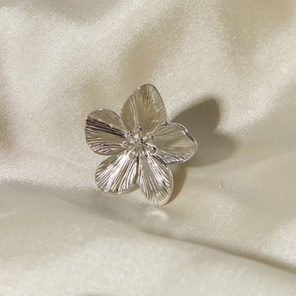 Bague Pétale En Argent Alina