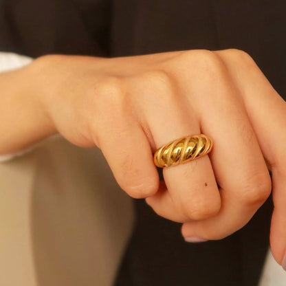 Bague Croissant en Or Amaia